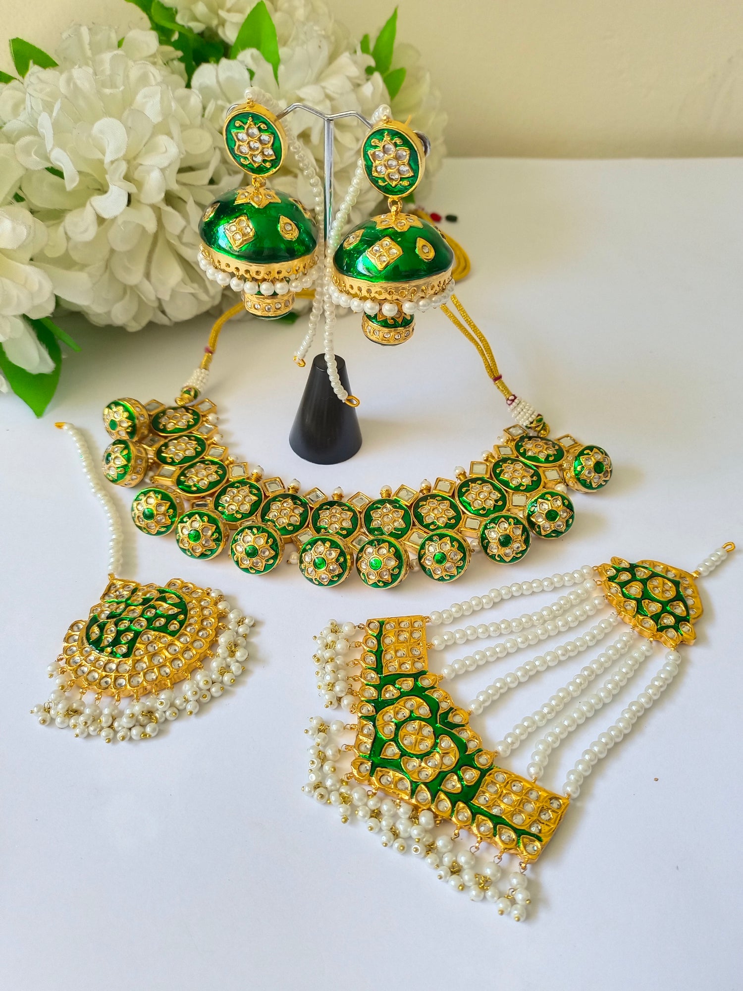 KUNDAN BRIDAL NACKLACE📍