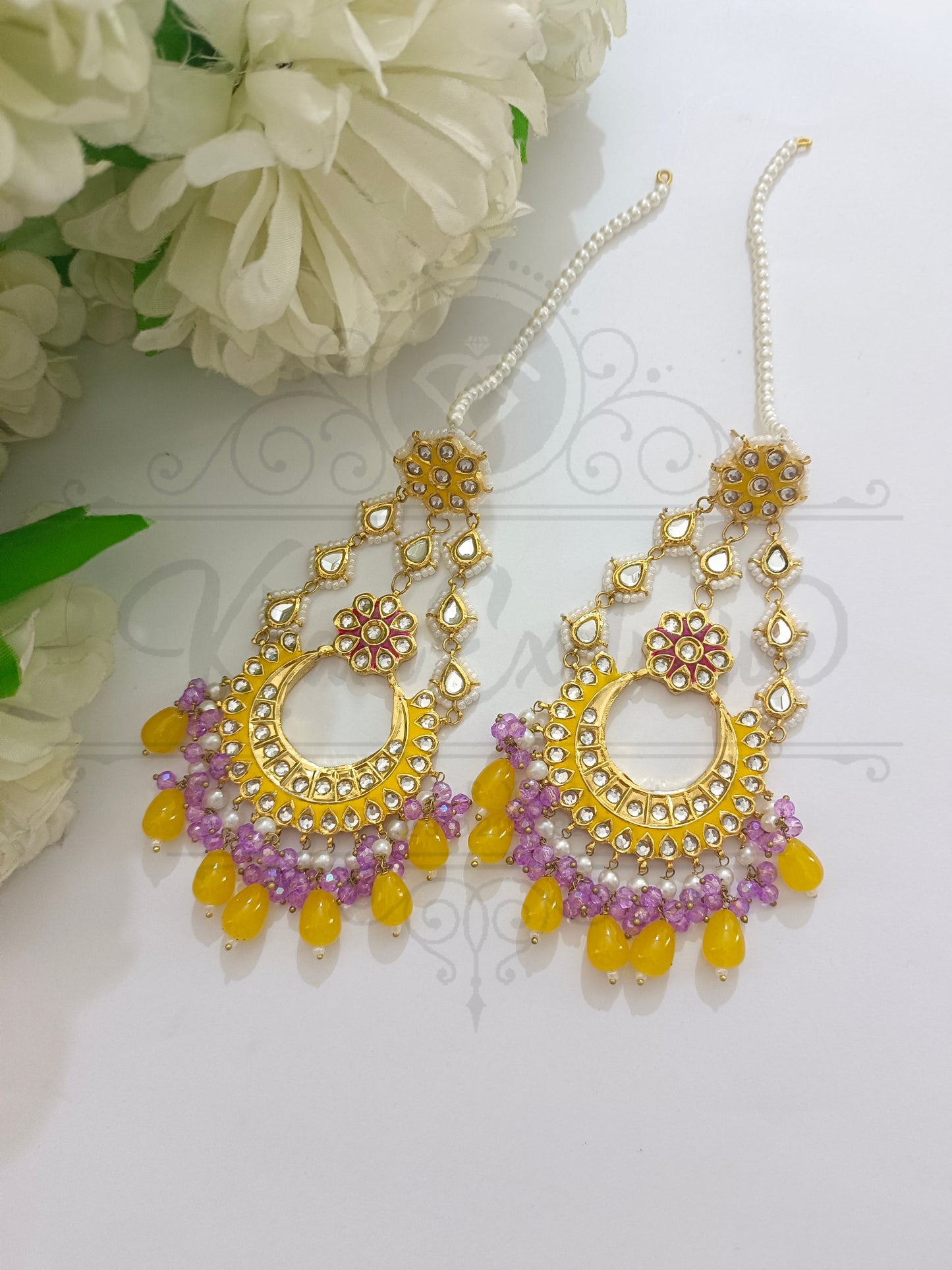 KUNDAN MULTI COLOR EARRING