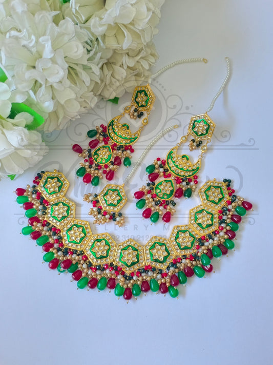 KUNDAN MULTI COLOR NACKLES