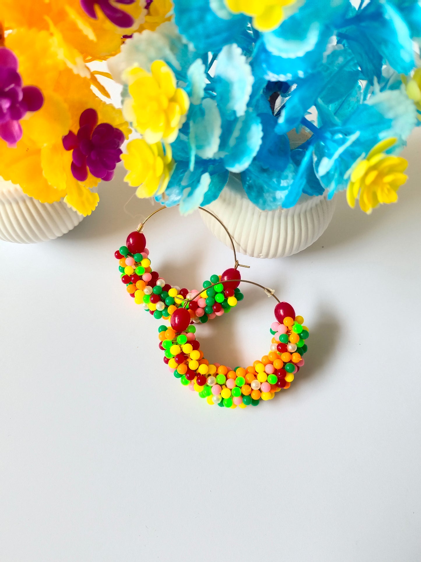 EID COLLECTION MULTI COLOR BALI EARRING