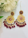 KUNDAN MULTI COLOR EARRING