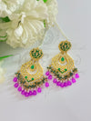 KUNDAN MULTI COLOR EARRING