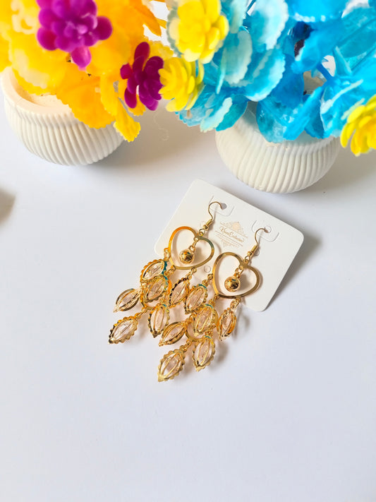 EID COLLECTION METAL WHITE HART EARRING