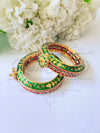 KUNDAN MULTI COLOR MENA BANGLE