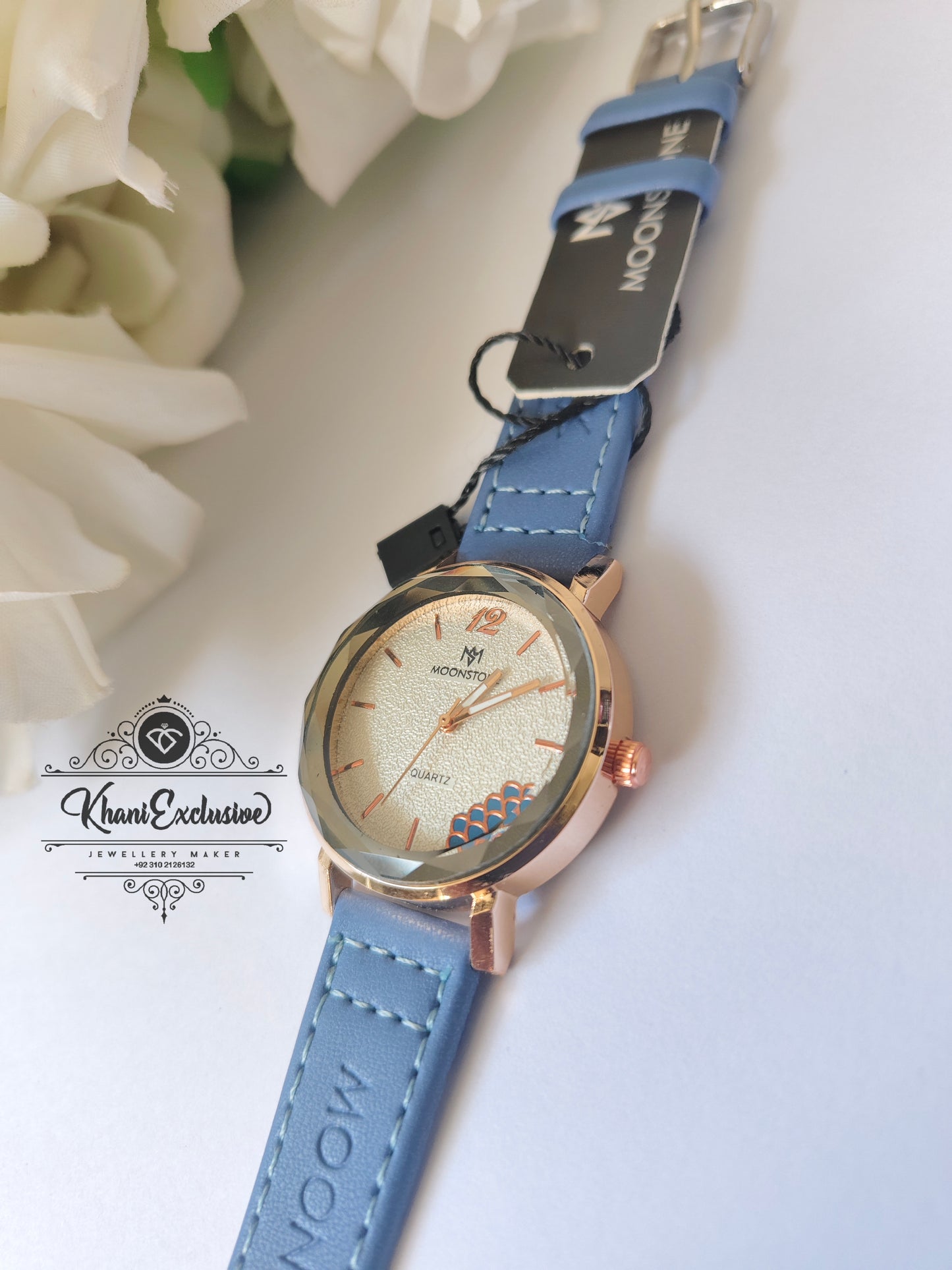 FEMALE BLU STRAP WATCH