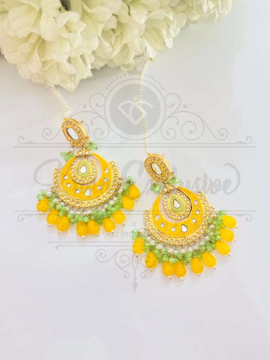 KUNDAN MULTI COLOR EARRING