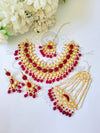 GUTKA KUNDAN WHITE & RED COLOR NACKLES