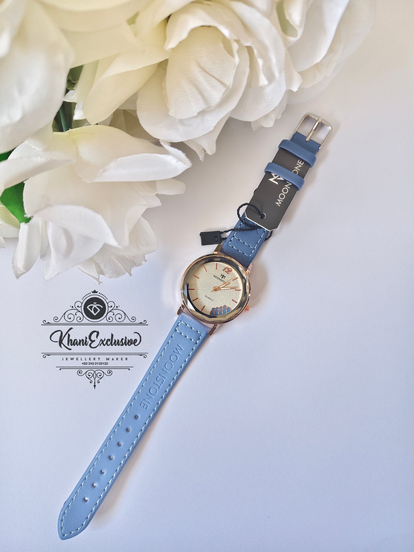 FEMALE BLU STRAP WATCH