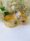 KUNDAN MULTI COLOR STONE BANGLE