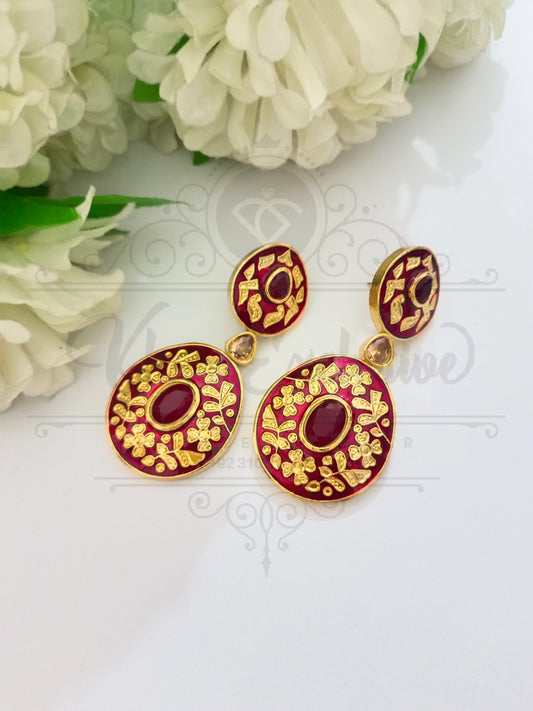 KUNDAN SIMPLE DESING EARRING