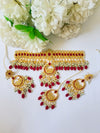 MAHROON BRIDAL CHOKER