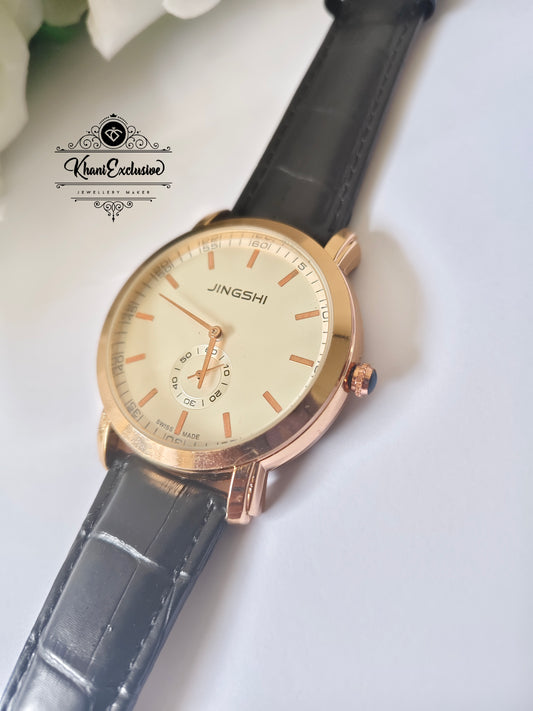 MENS GOLDEN DIAL WATCH