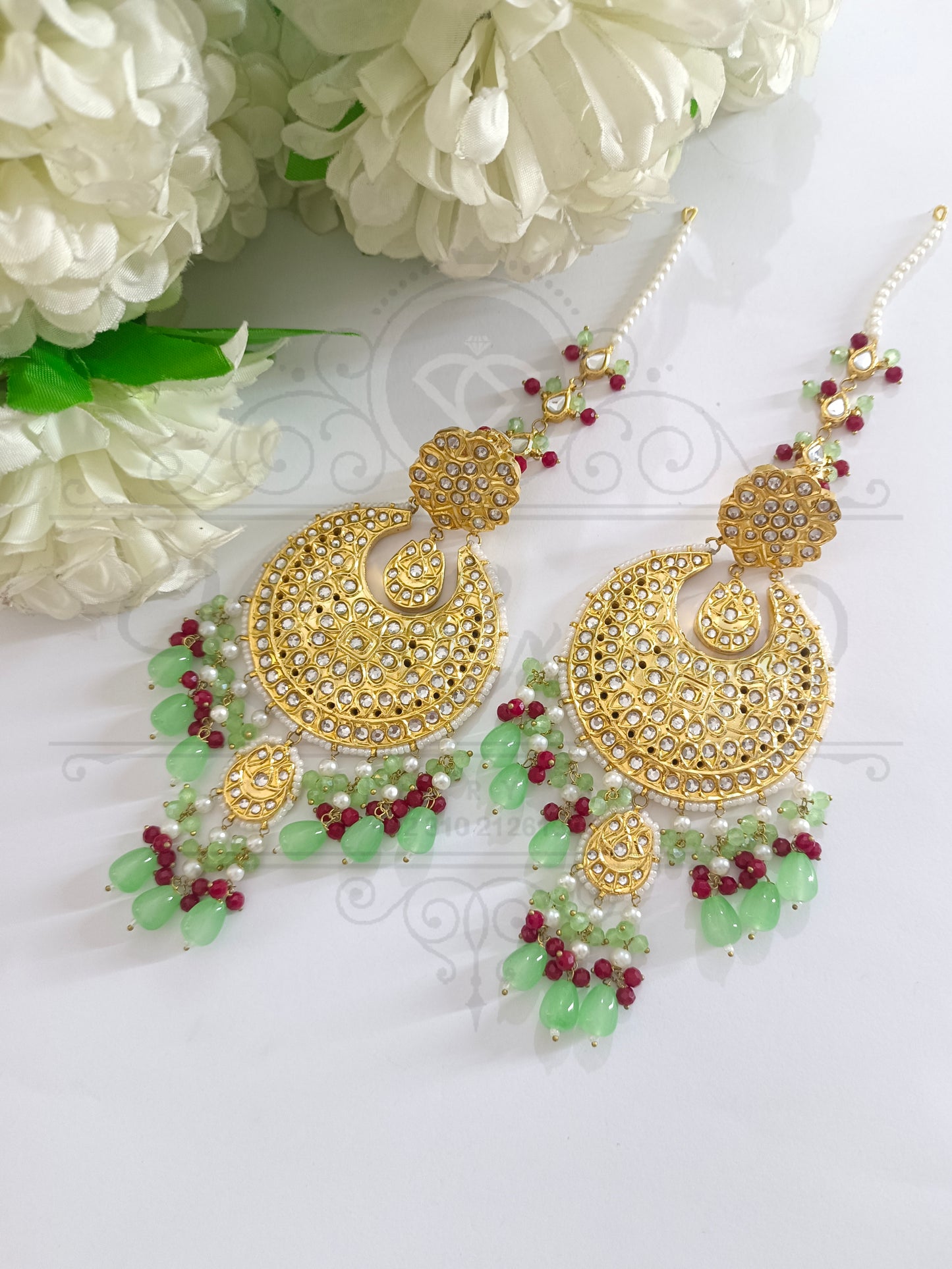 KUNDAN MULTI COLOR EARRING