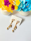 EID COLLECTION METAL PEARL DROP EARRING